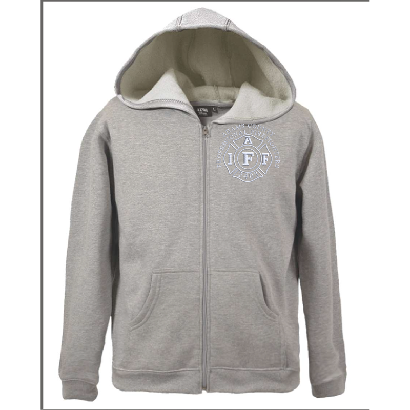Front Heather Grey