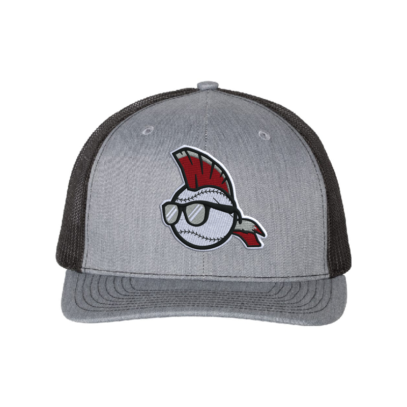 Front Heather Grey & Black