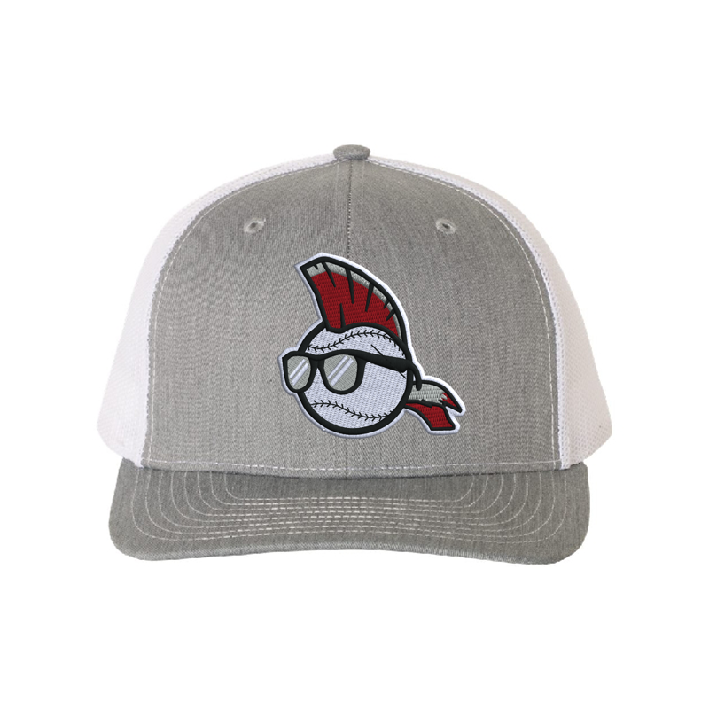 Front Heather Grey & White