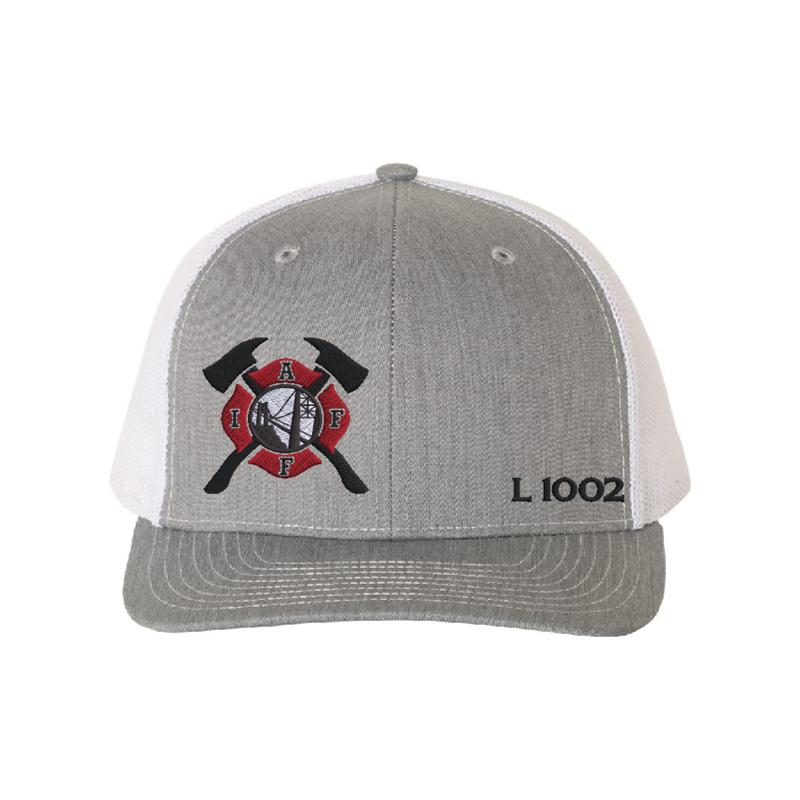 Front Heather Grey & White
