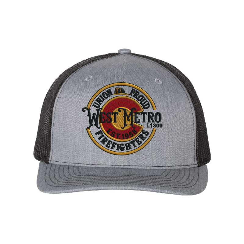Front Heather Grey & Black