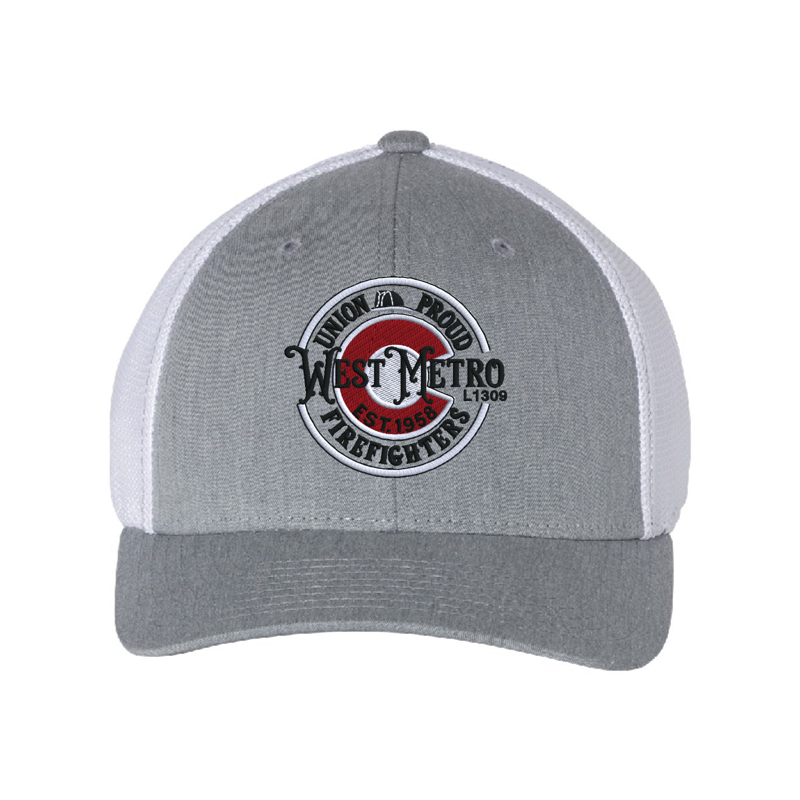 Front Heather Grey-White