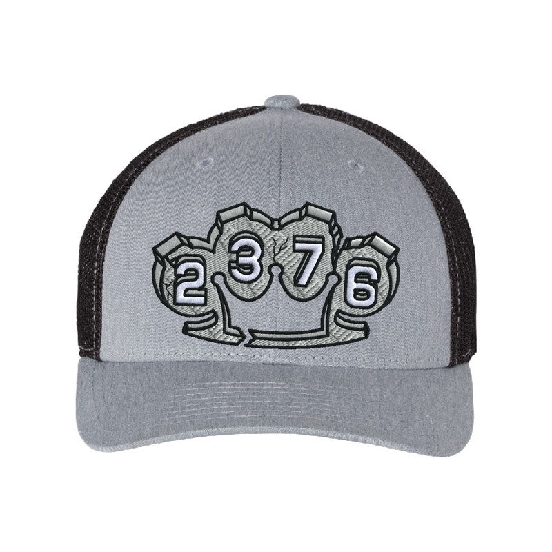 Front Heather Grey-Black
