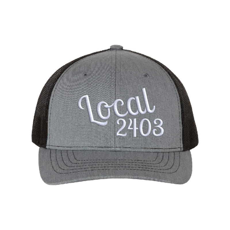 Front Heather Grey & Black