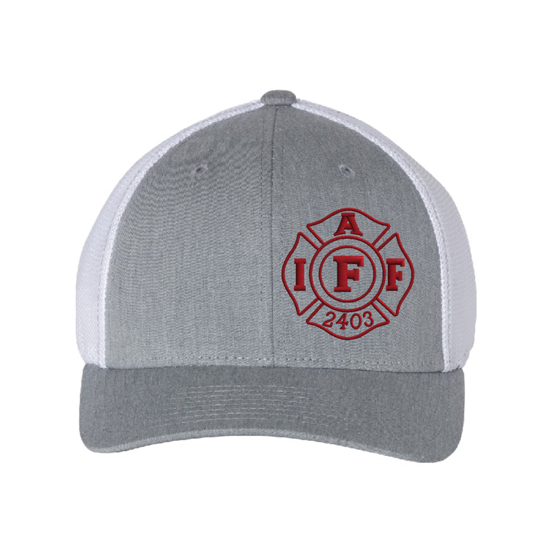 Front Heather Grey-White