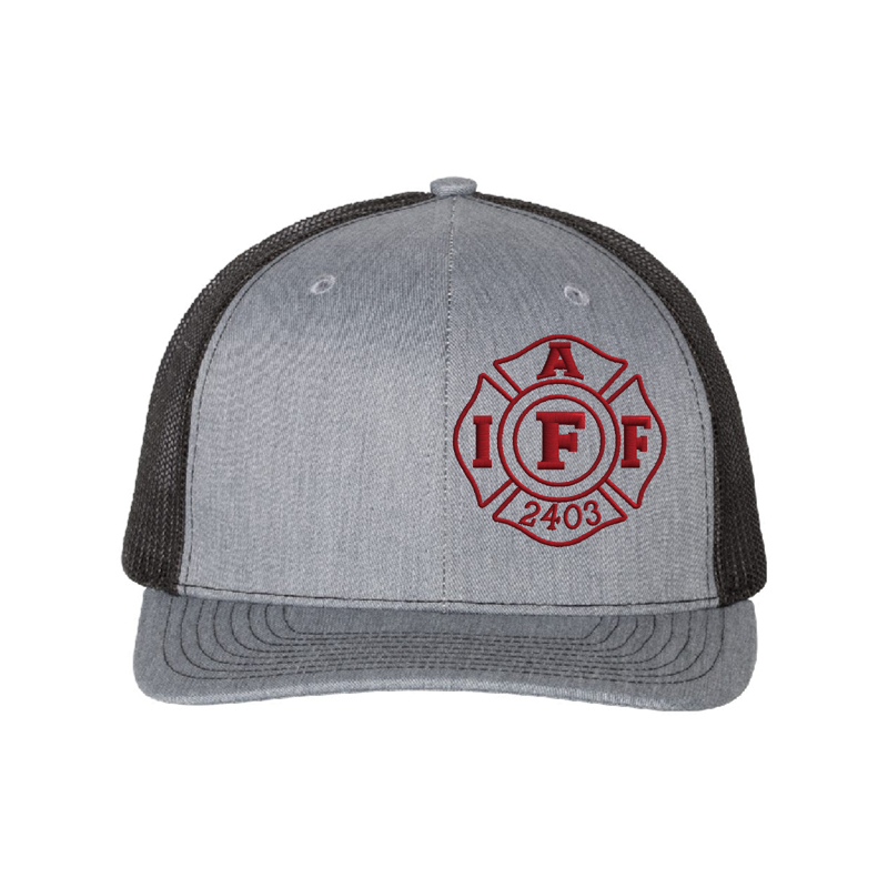 Front Heather Grey & Black