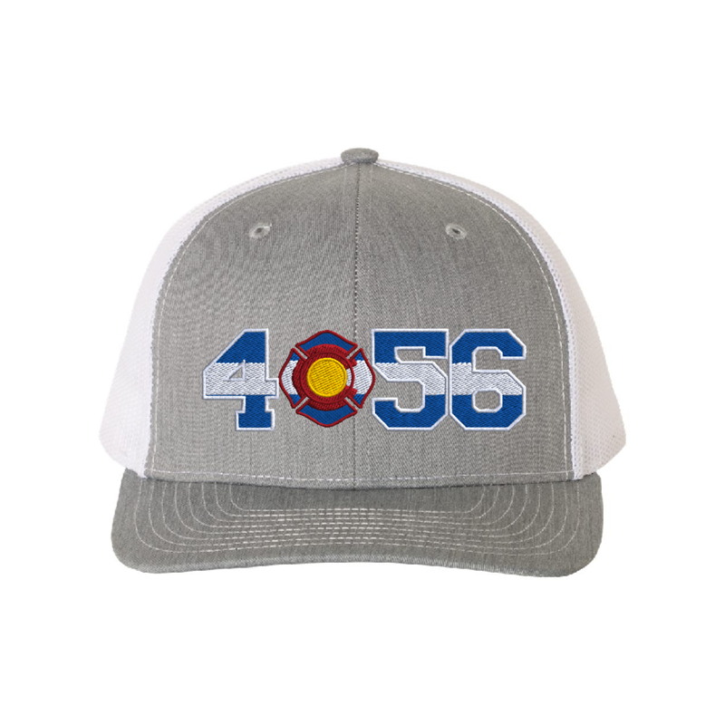 Front Heather Grey & White