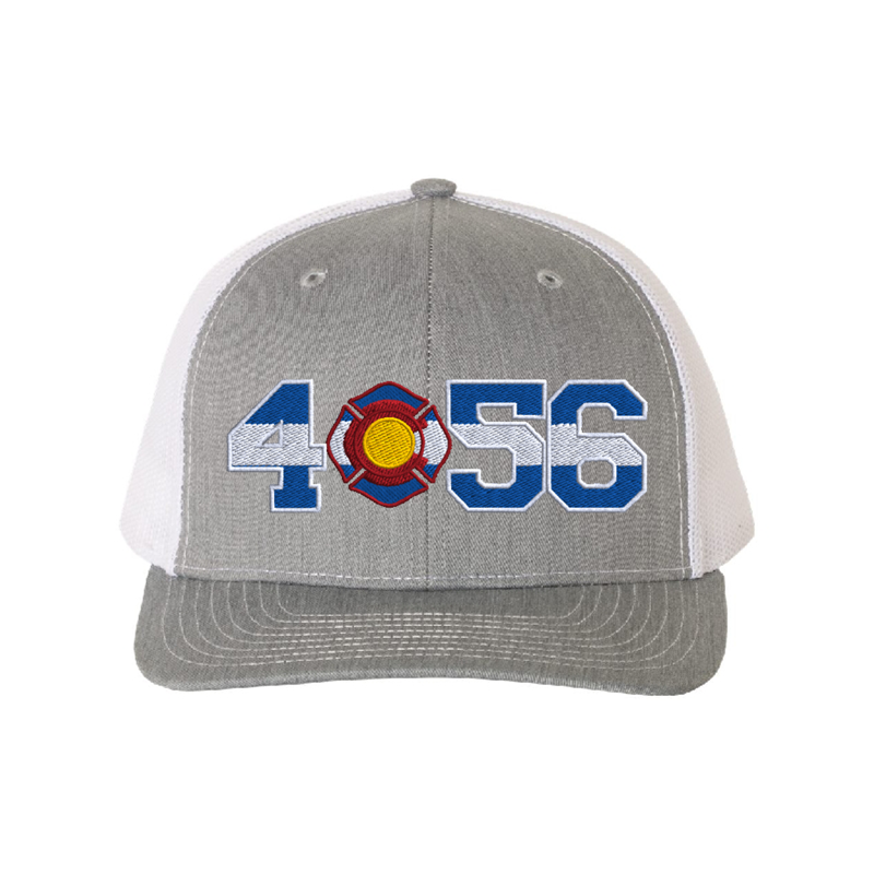 Front Heather Grey & White