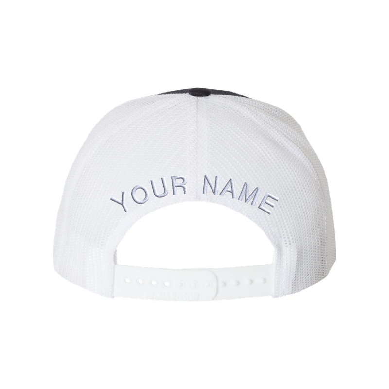 Back Navy & White