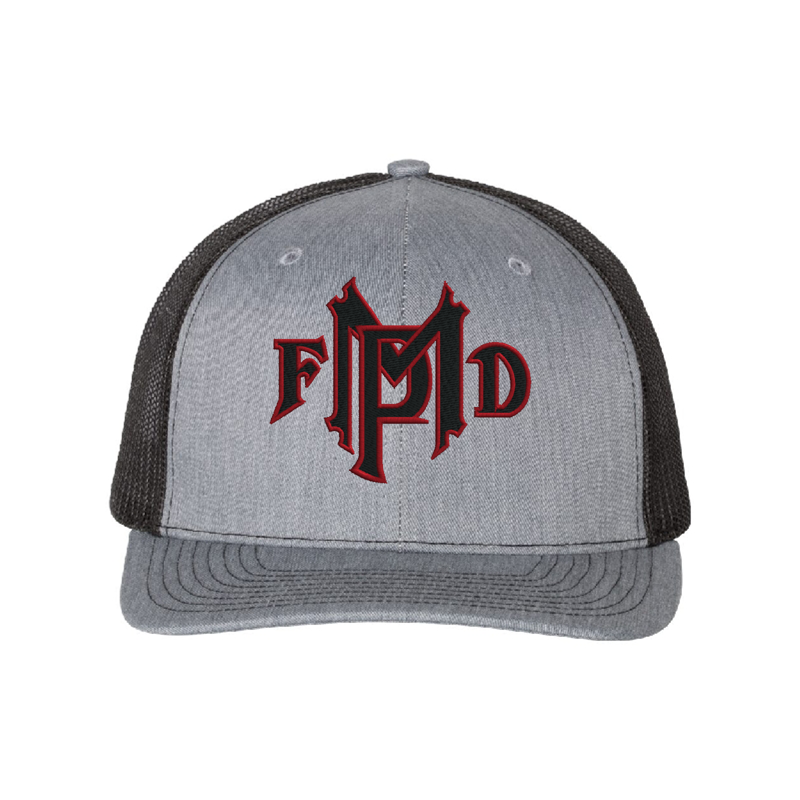 Front Heather Grey & Black