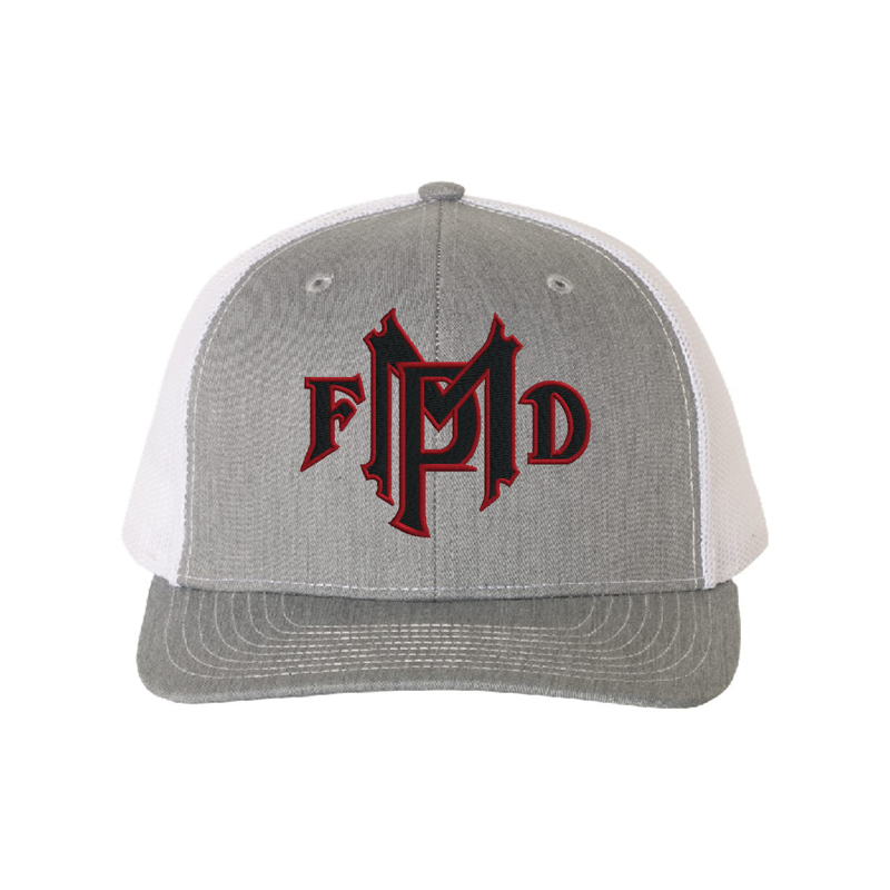 Front Heather Grey & White