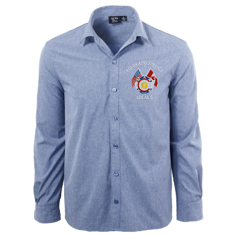 Front Heather Blue