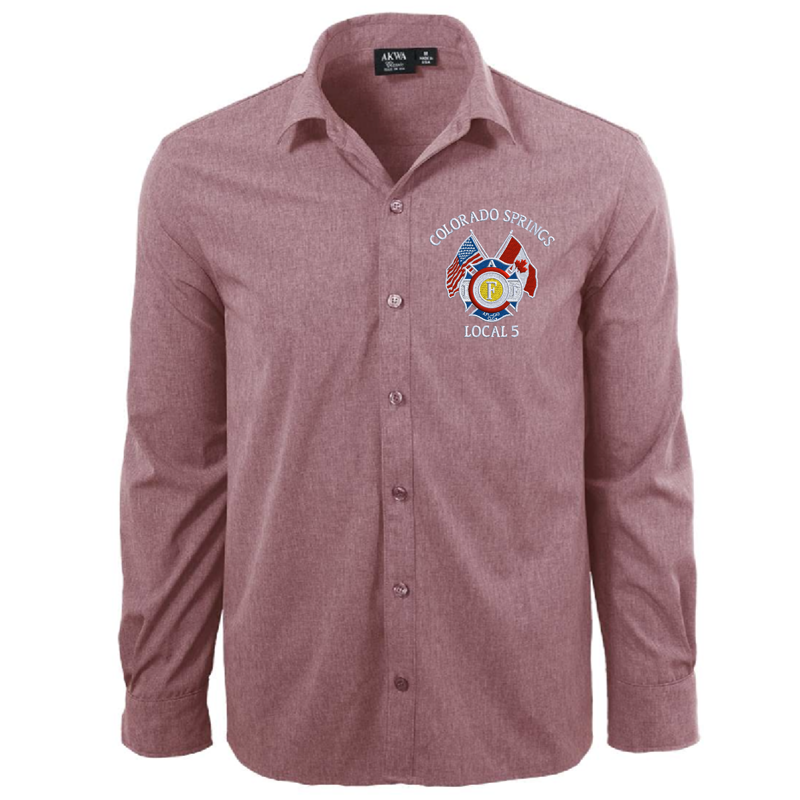 Front Heather Burgundy