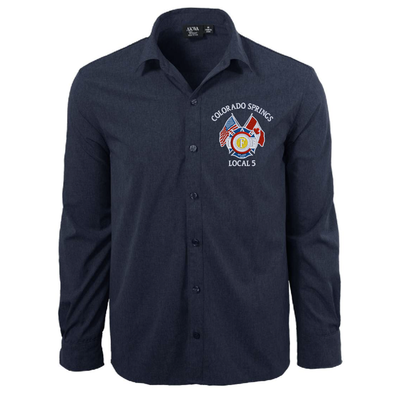 Front Heather Navy