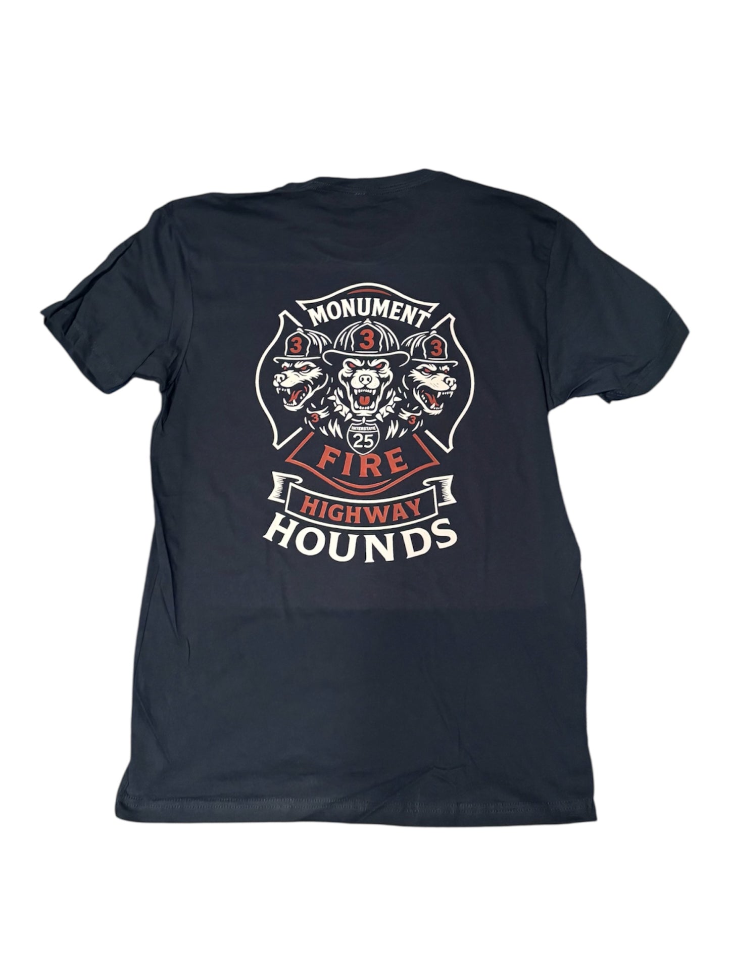 Monument Fire Station 3 Next Level Station 100% Cotton T-Shirts