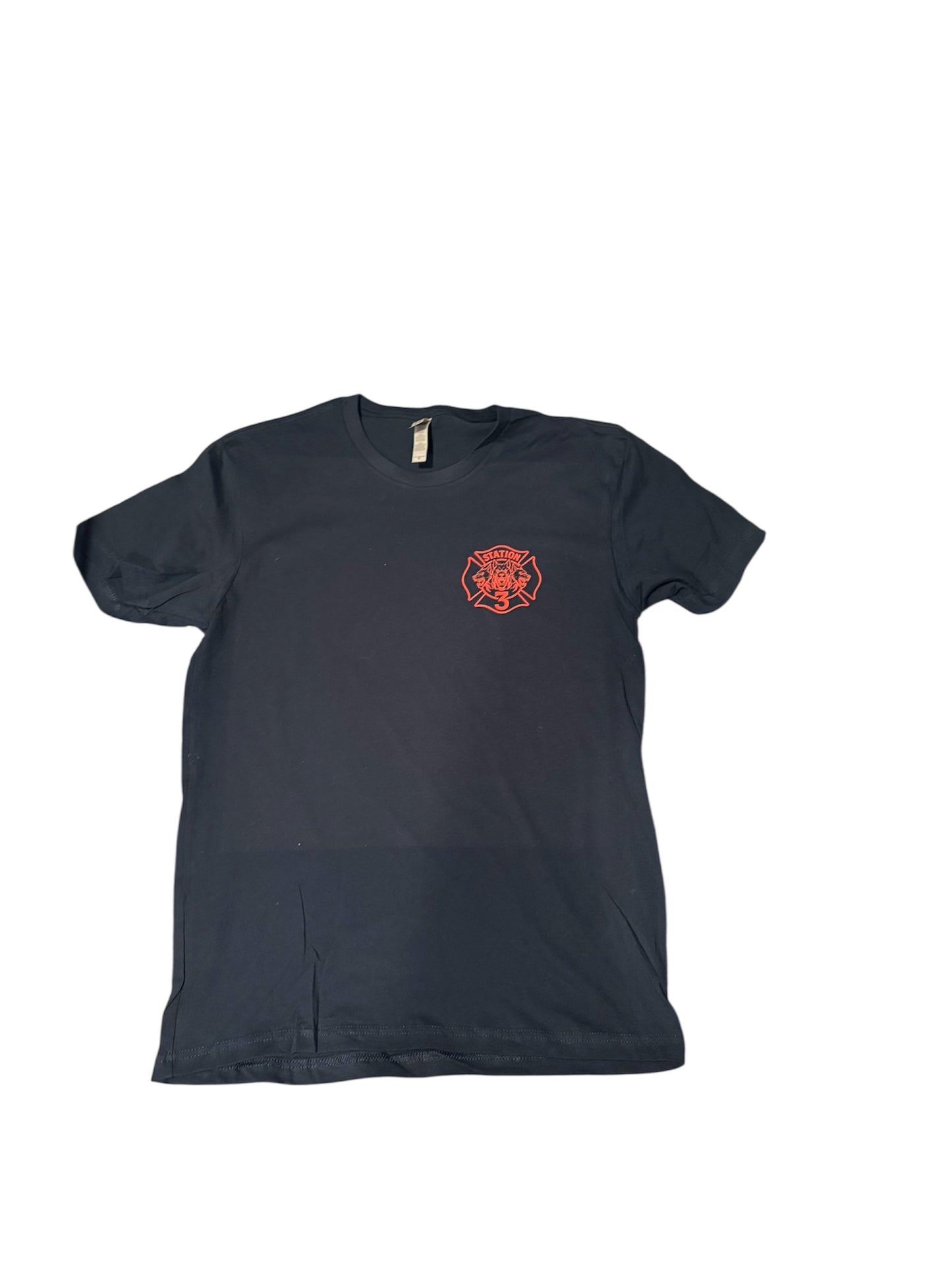 Monument Fire Station 3 Next Level Station 100% Cotton T-Shirts