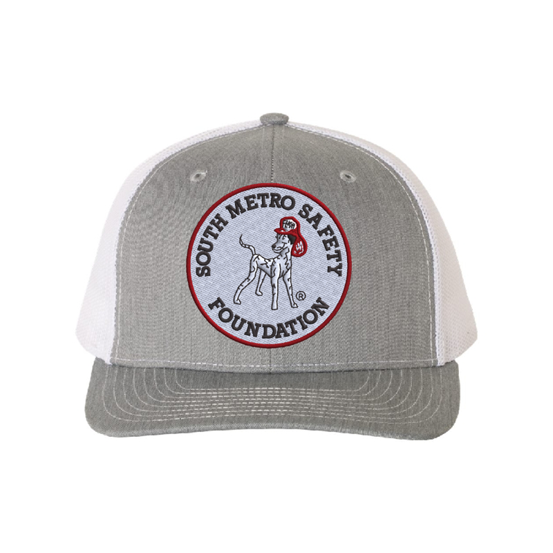 Front Heather Grey & White