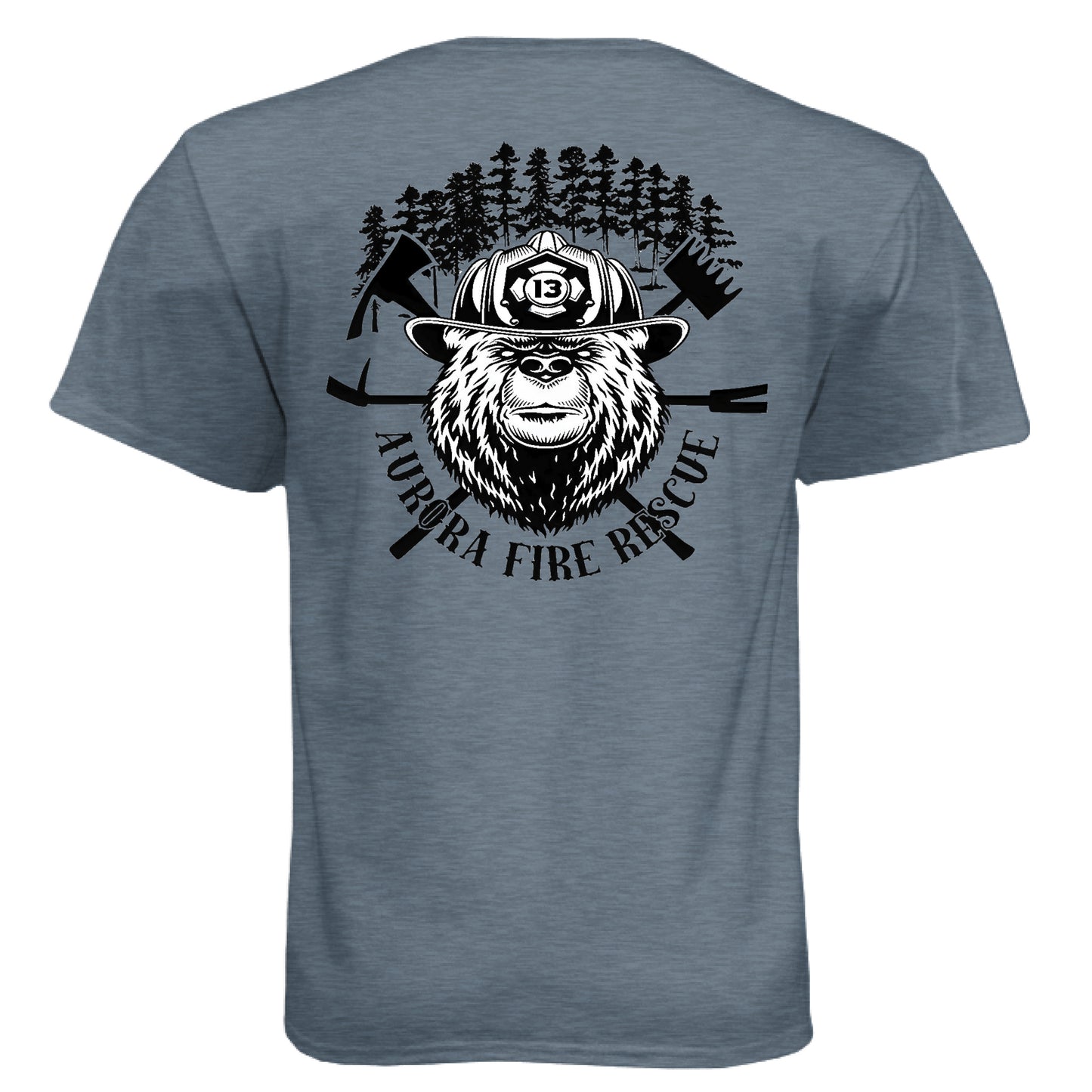 Heather Slate Blue - BACK