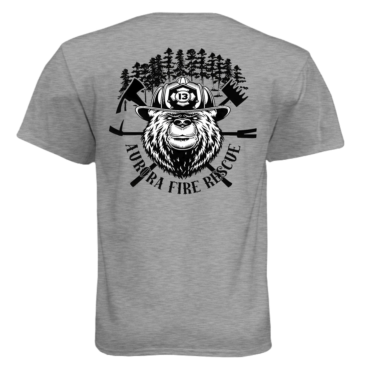 Dark Heather Grey (60/40) - BACK