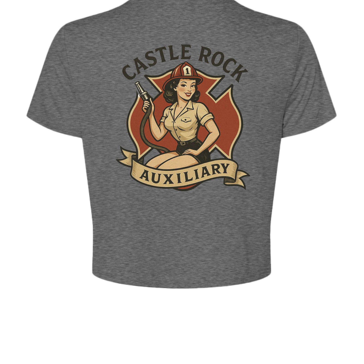 DARK GRY HEATHER - BACK