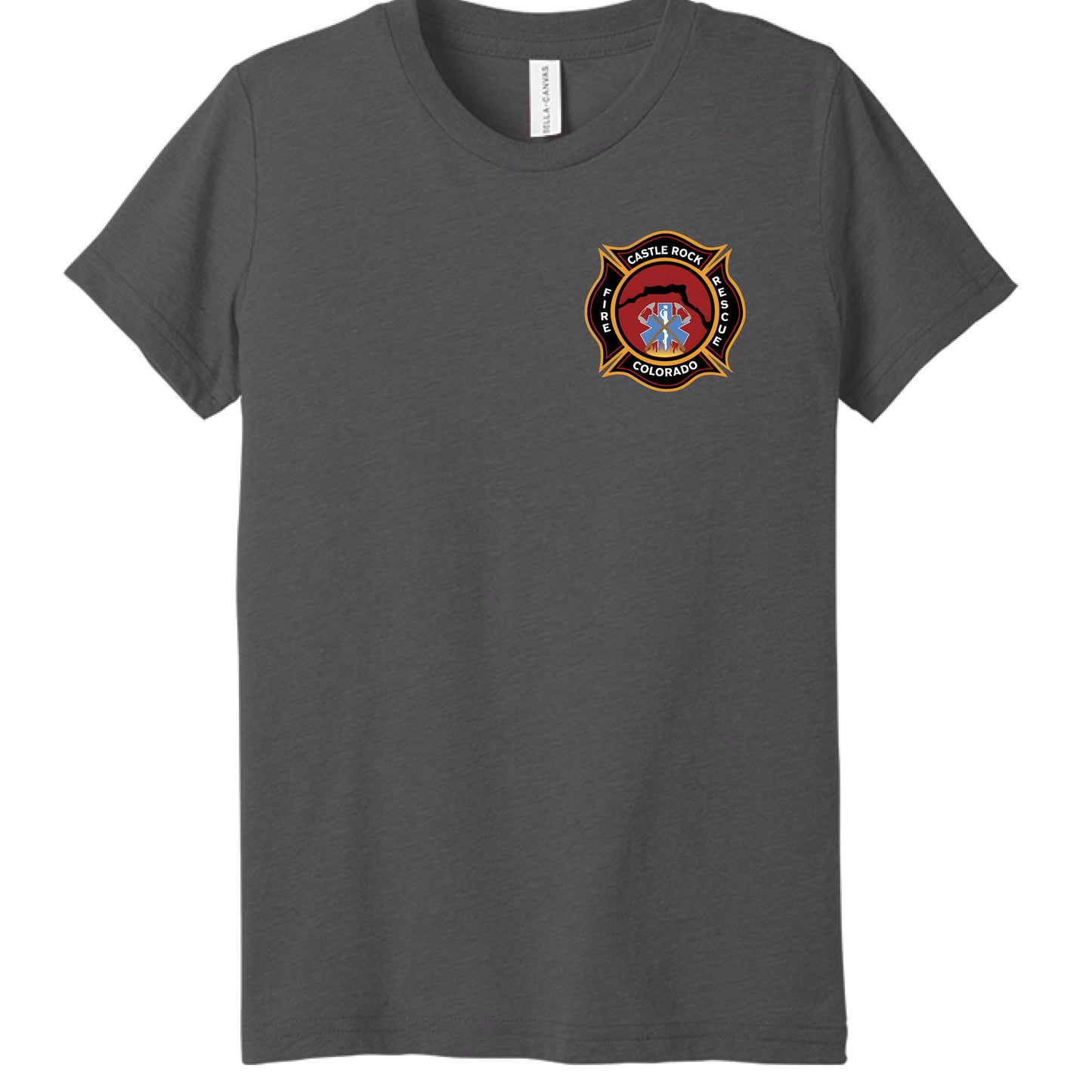 Solid Dark Grey Triblend - FRONT
