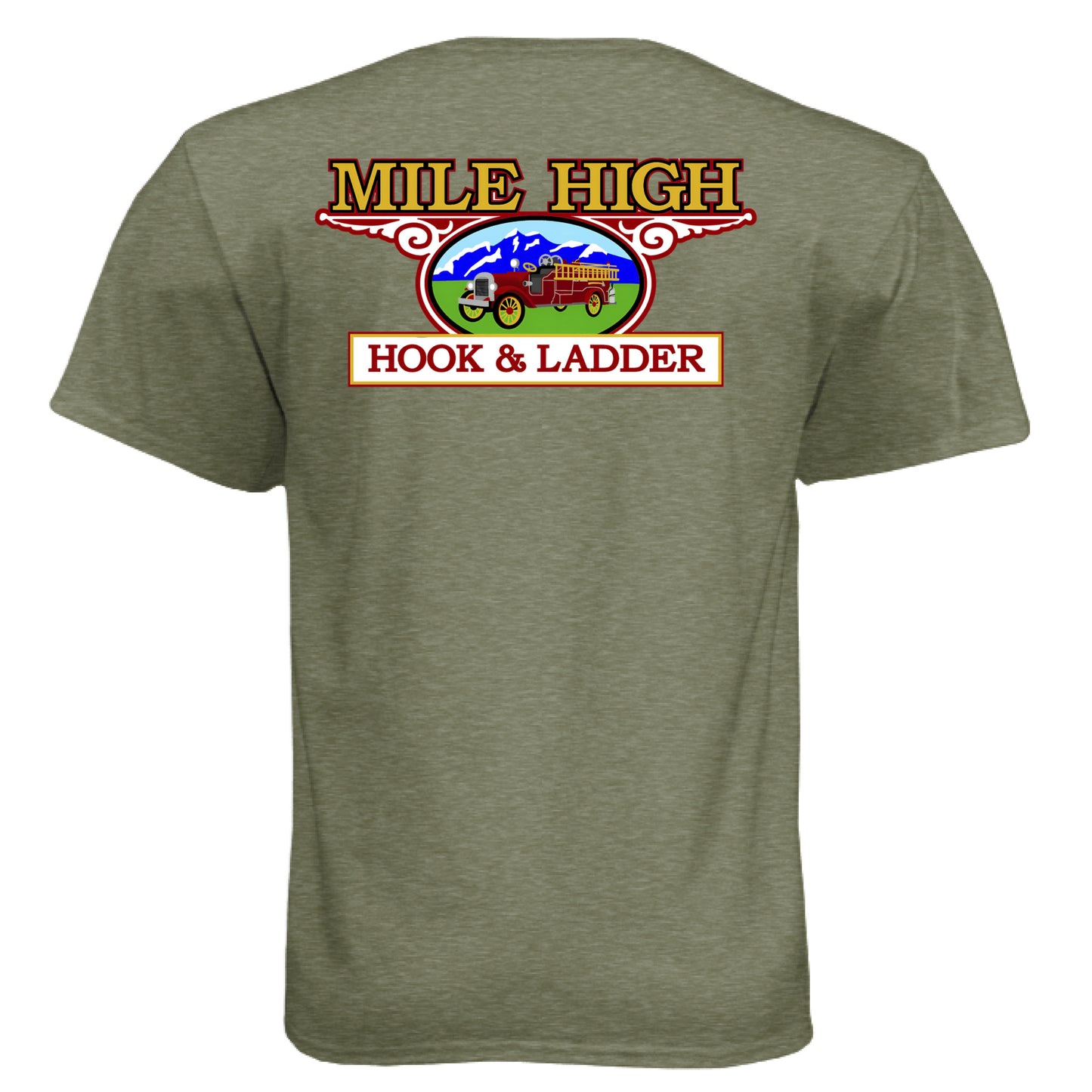 MILITARY GREEN - BACK