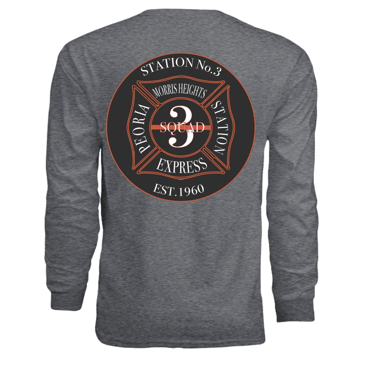 Dark Heather Grey - BACK