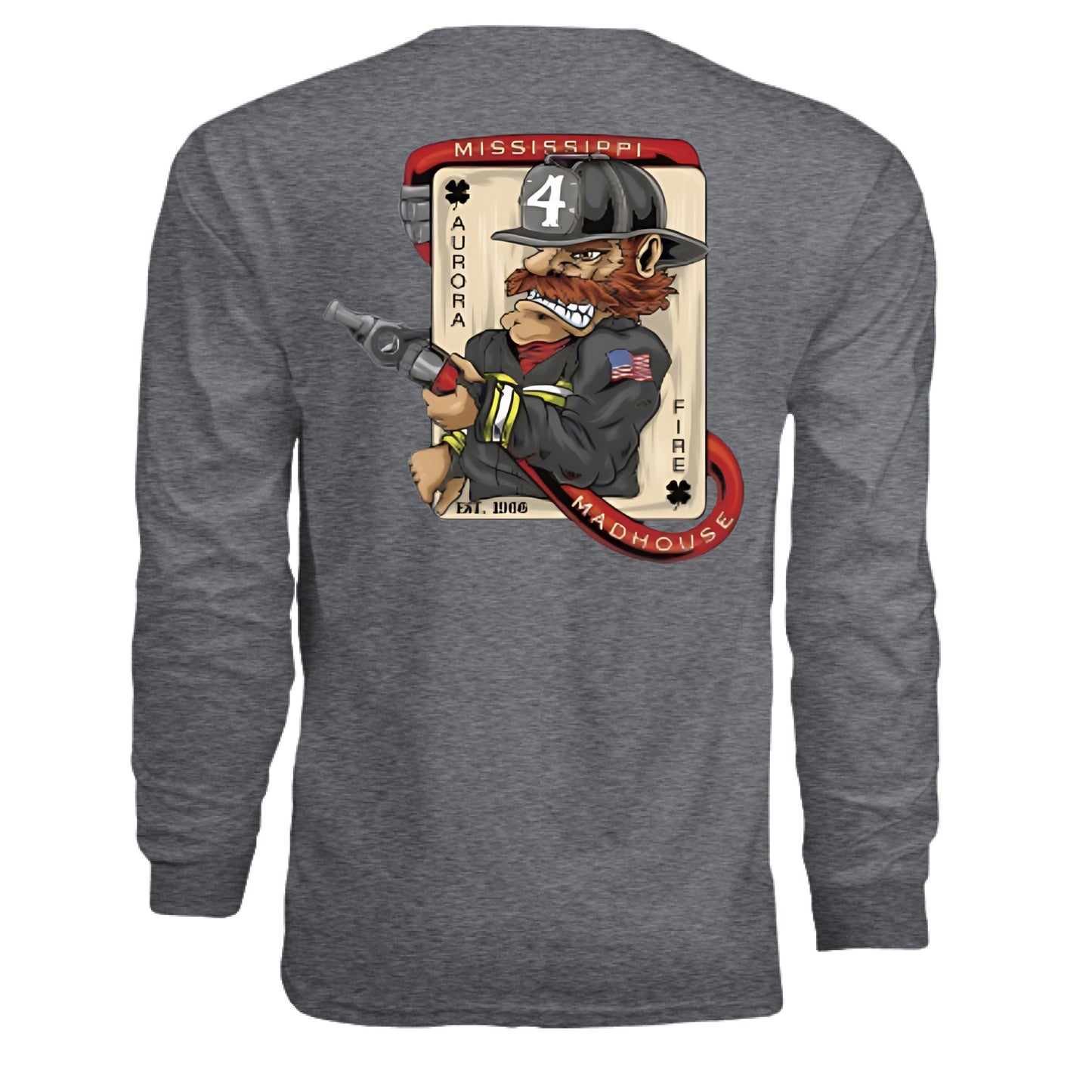 Dark Heather Grey - BACK