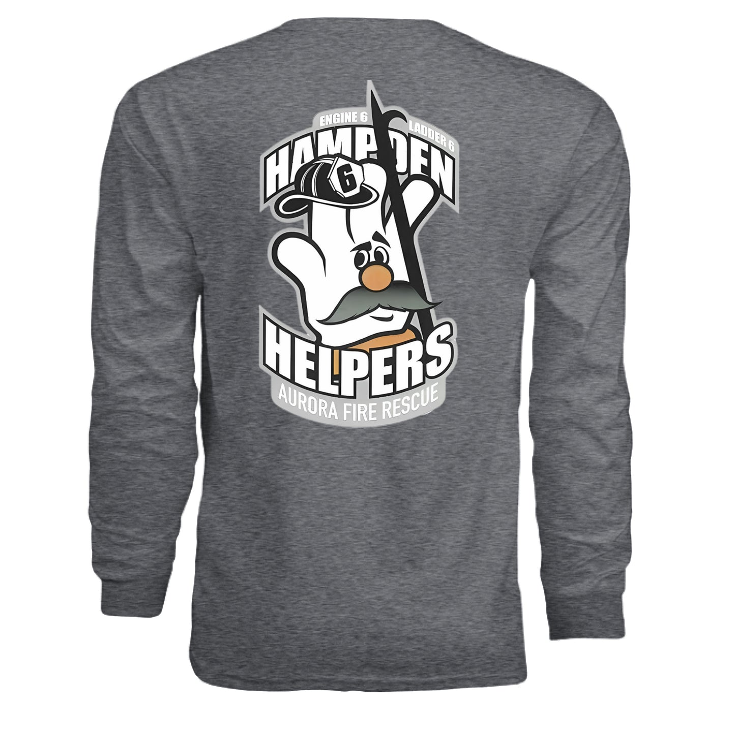 Dark Heather Grey - BACK