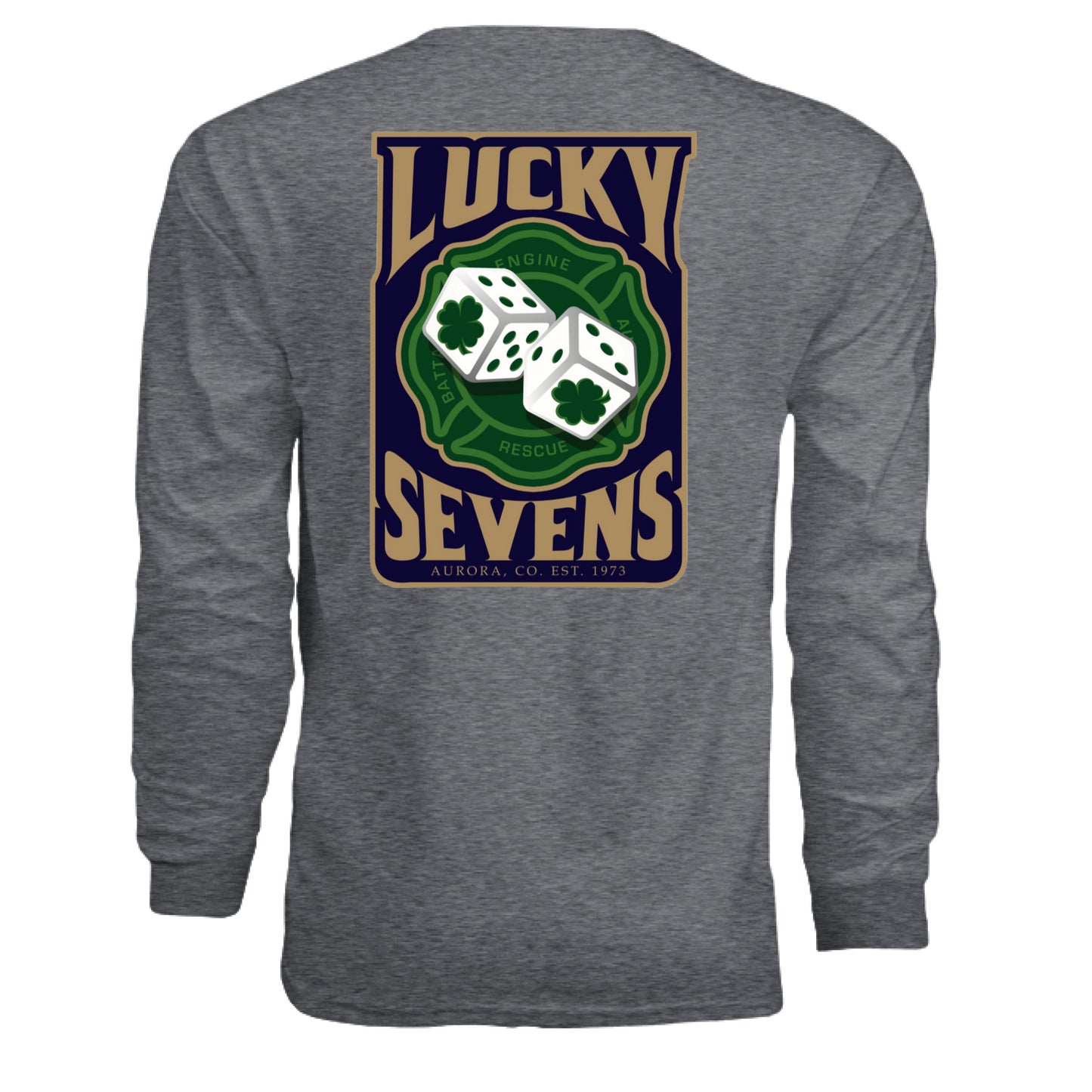 Dark Heather Grey - BACK