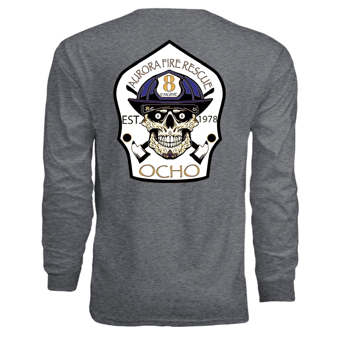 Dark Heather Grey - BACK