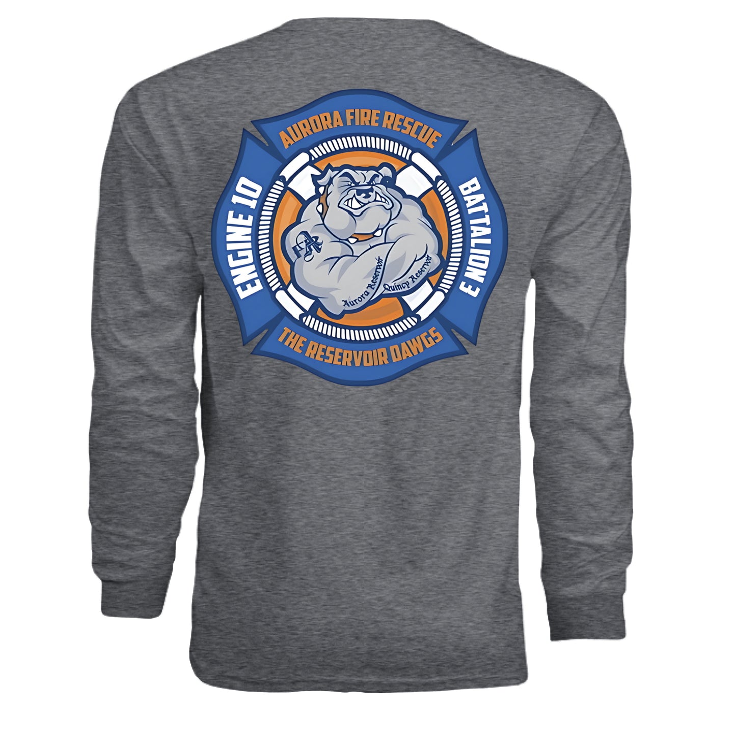 Dark Heather Grey - BACK