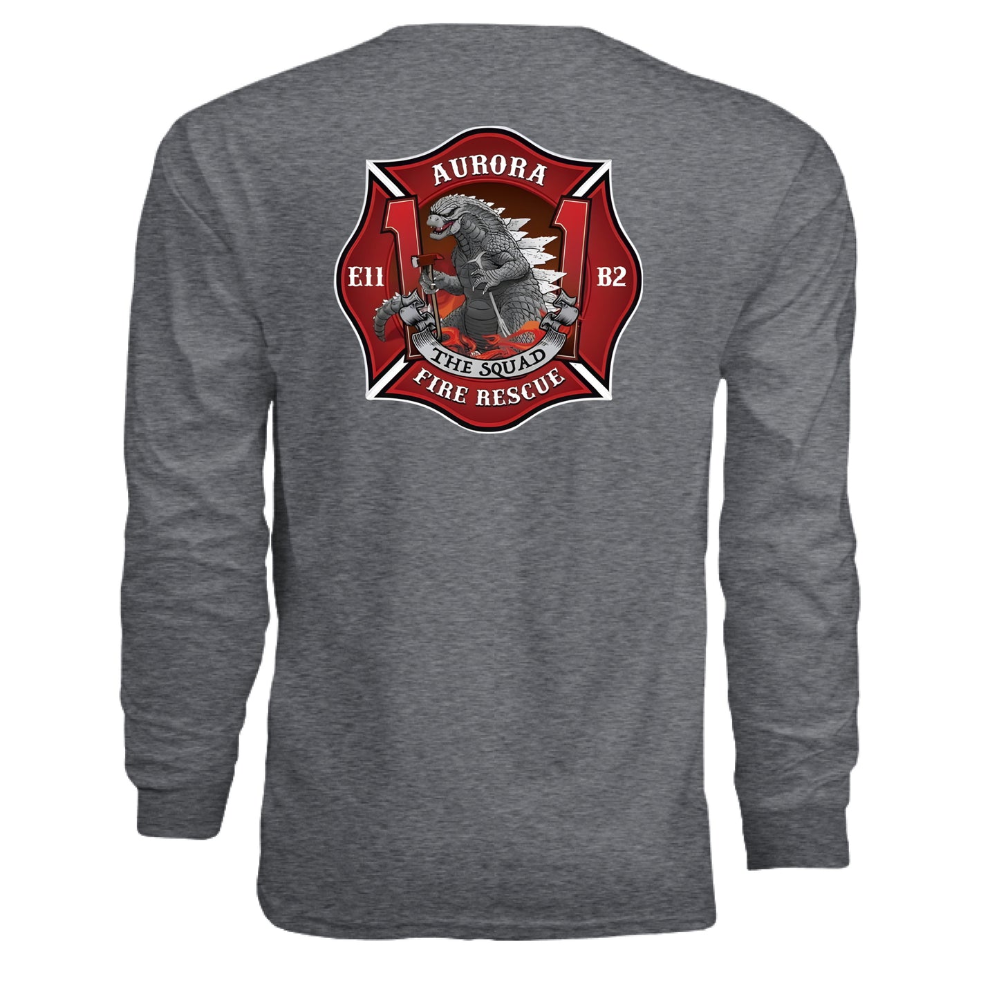 Dark Heather Grey - BACK