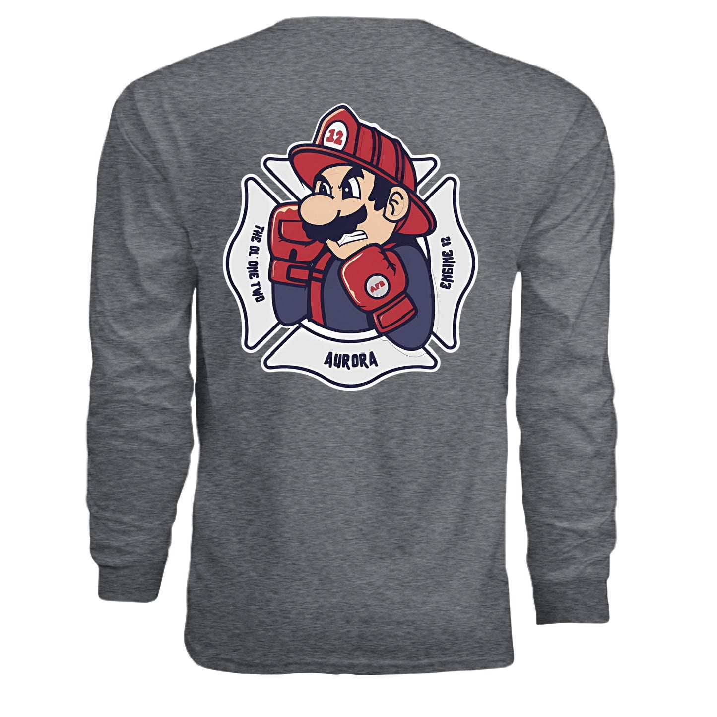 Dark Heather Grey - BACK