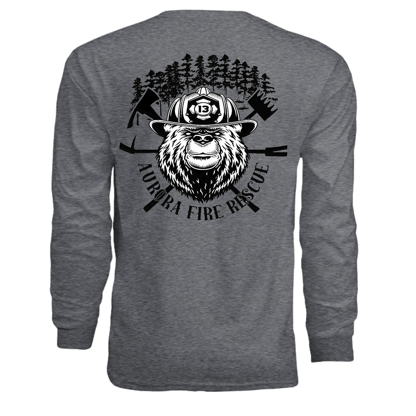 Dark Heather Grey - BACK