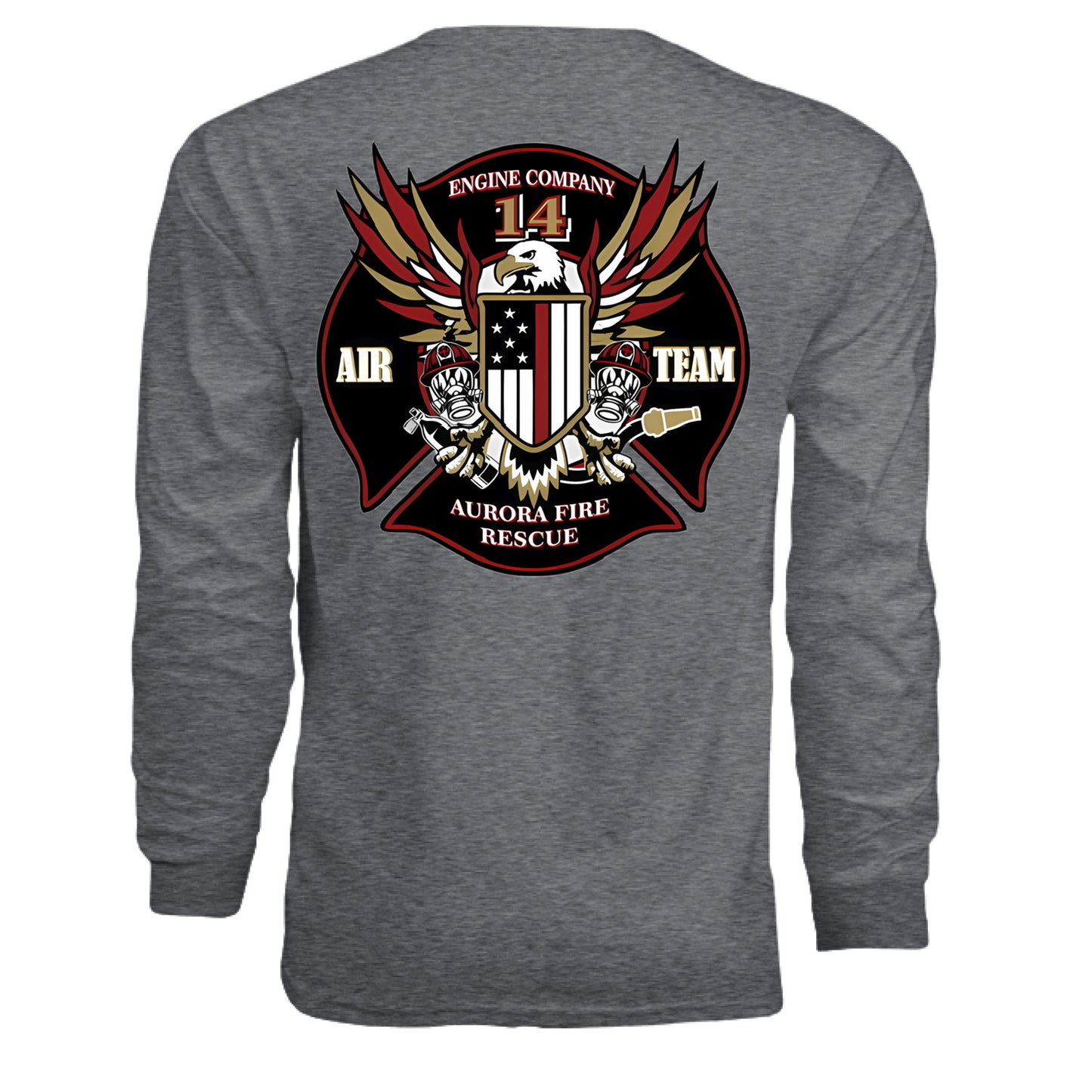 Dark Heather Grey - BACK