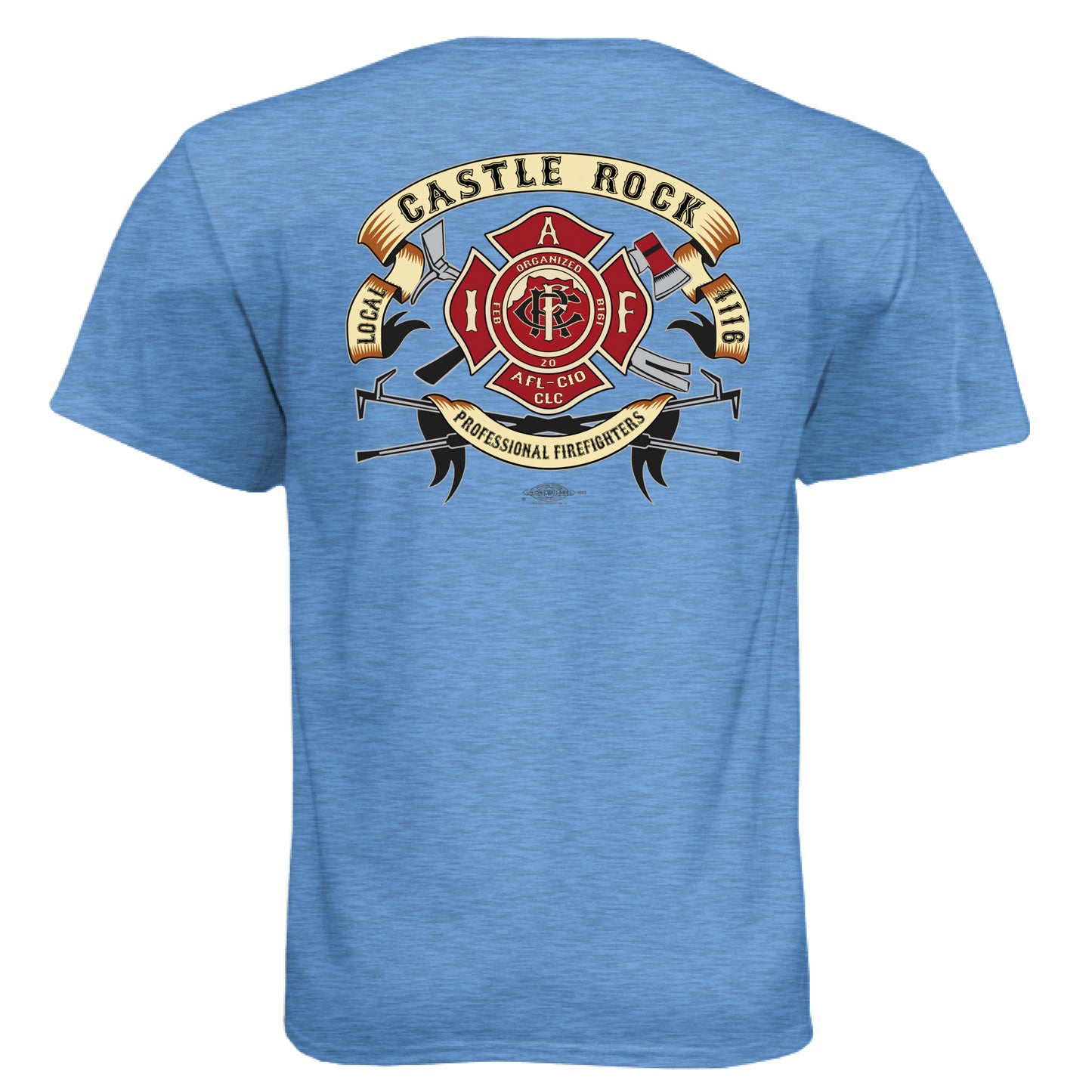 Heather Columbia Blue - BACK