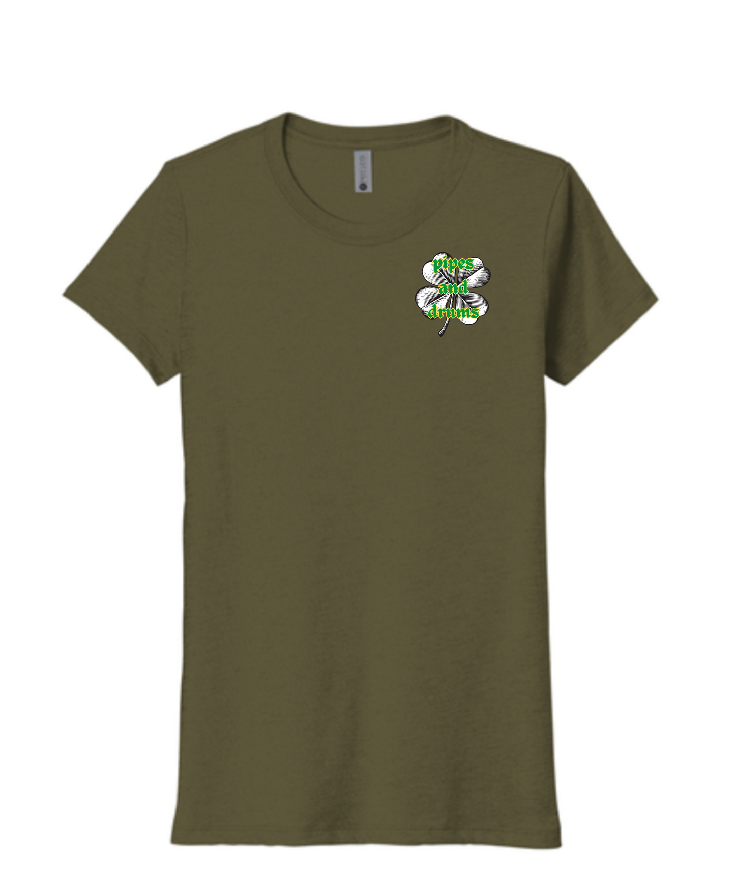 Pipes & Drums Next Level Womans T-Shirt -CRFD