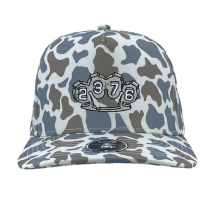 Front Blue Old School Camo