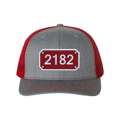 Front Heather Grey & Red