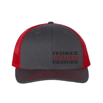 Front Charcoal & Red