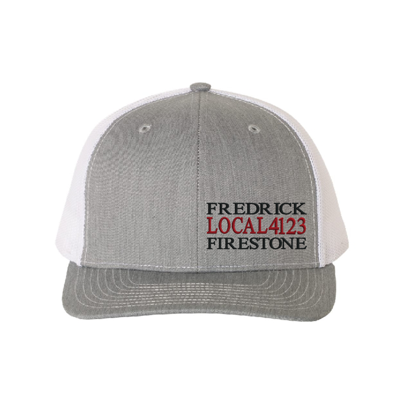 Front Heather Grey & White