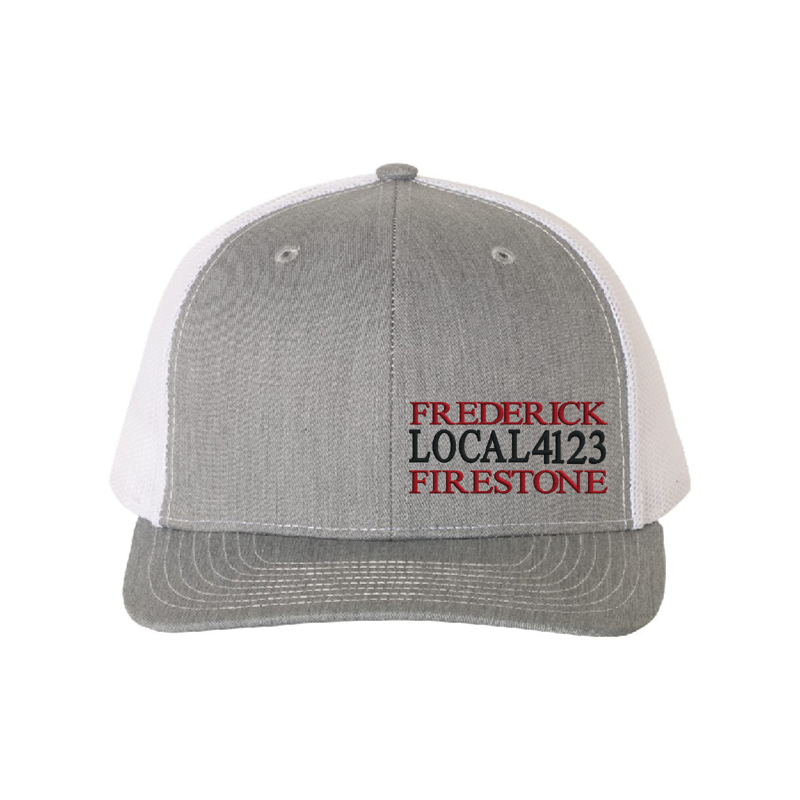 Front Heather Grey & White