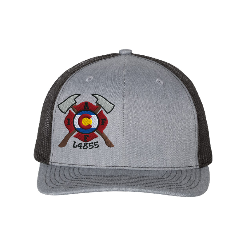 Front Heather Grey & Black