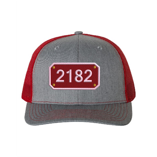 Front Heather Grey & Red