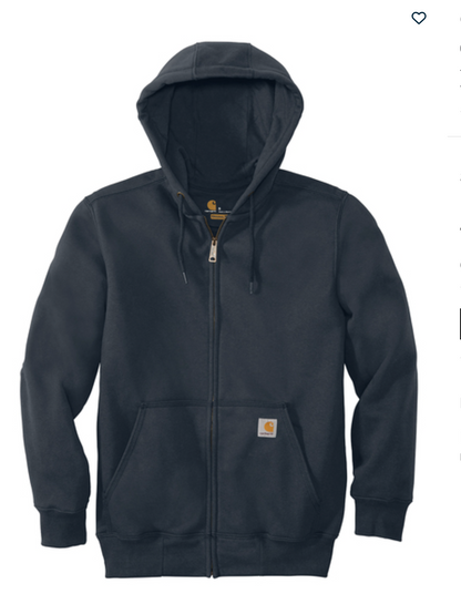 AFD Carhartt Hoodie, Mock Hoodie, Full Zip (Script Logo)