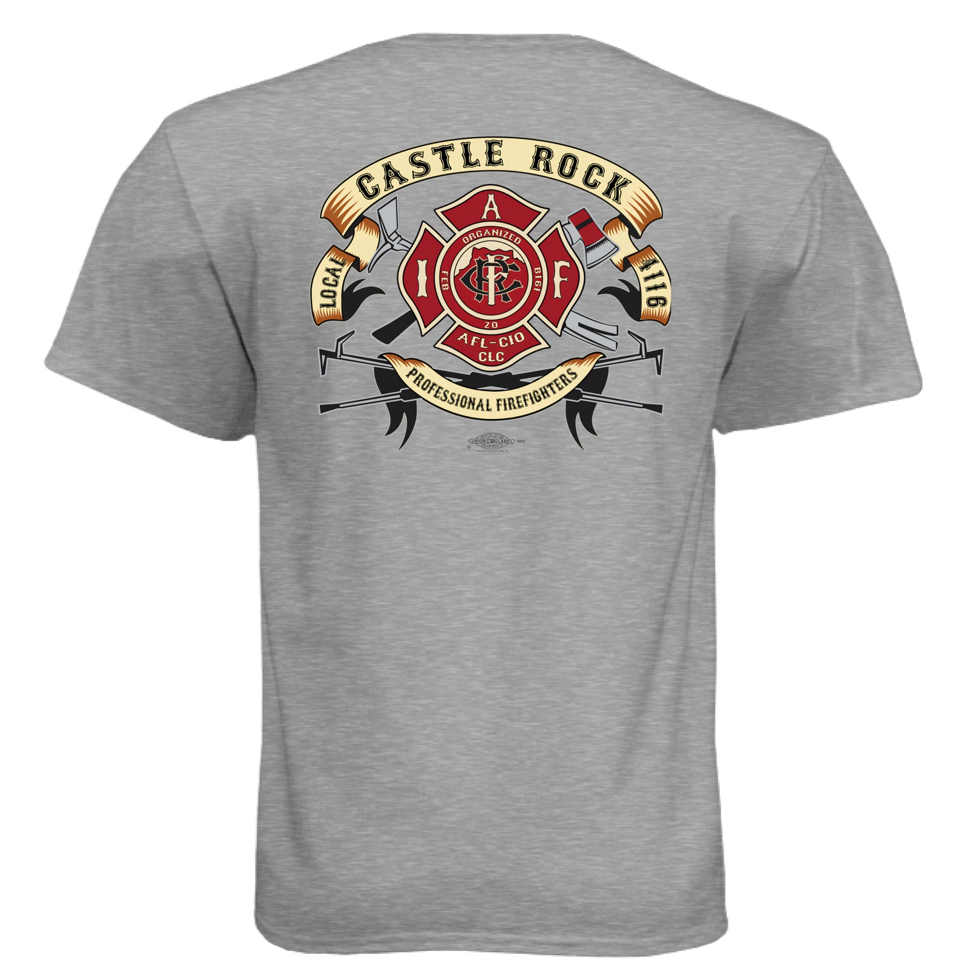 Dark Heather Grey (60/40) - BACK