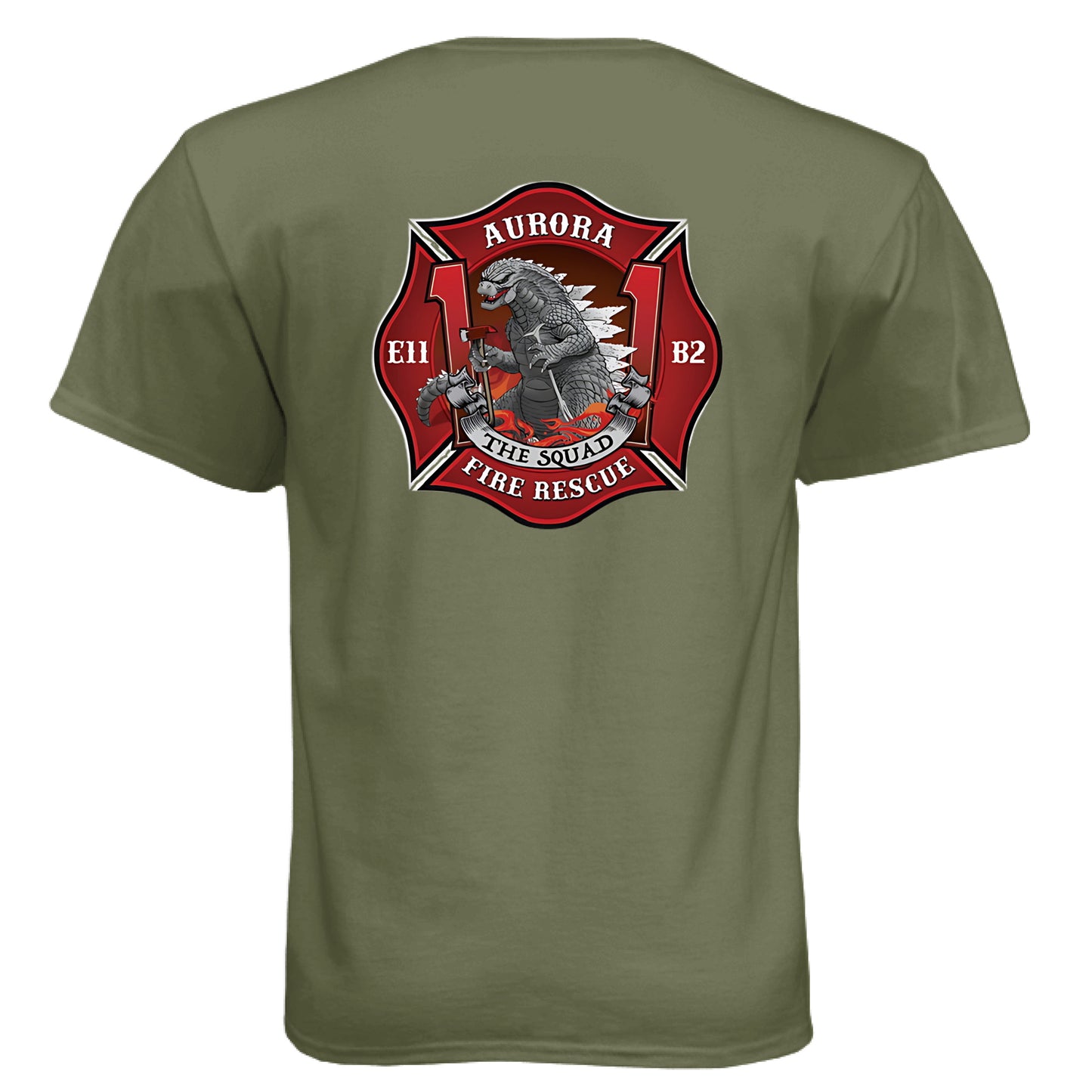 Military Green - BACK