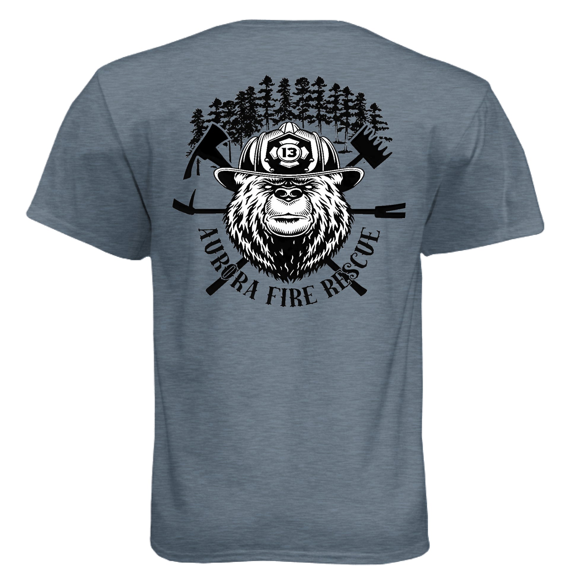 Heather Slate Blue - BACK