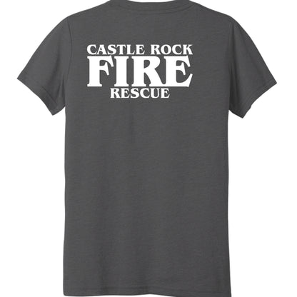 Solid Dark Grey Triblend - BACK